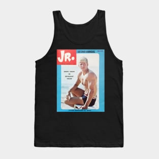 JR JUNIOR Second Annual feat Patrik Berglund - Vintage Physique Muscle Male Model Magazine Cover Tank Top